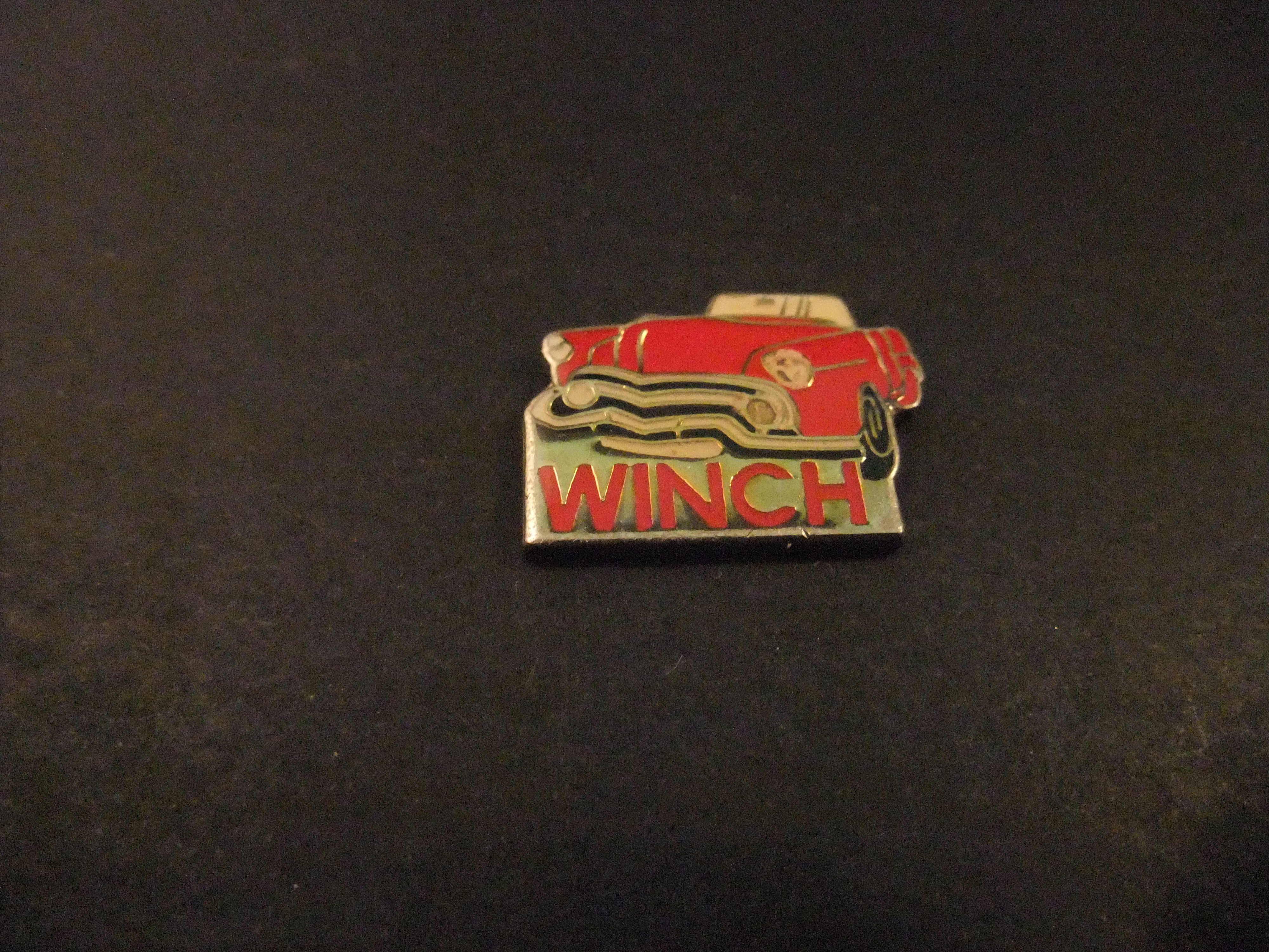 Cadillac 62 Convertible jaren 50 rood ( Winch)